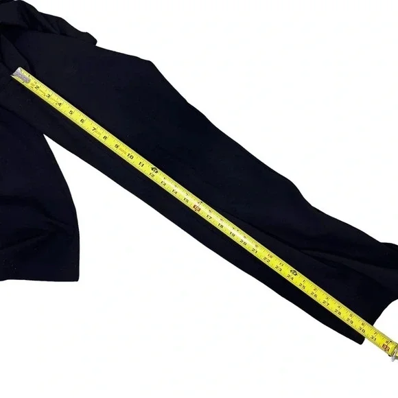 Eileen Fisher Black Ponte Knit Pull-On Elastic Waist Pant Size Small - Picture 5 of 9